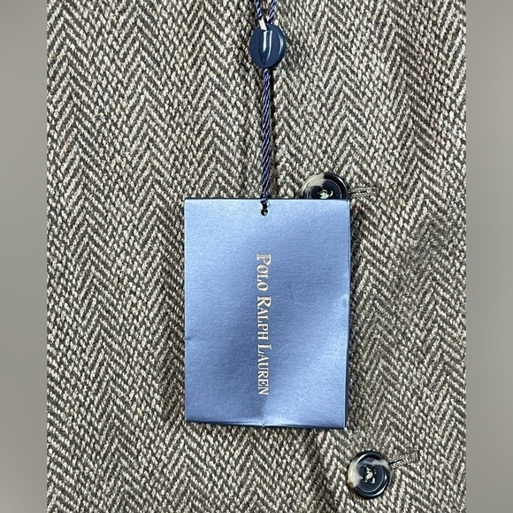 NWT NOS Polo Ralph Lauren XL Made in Italy Harris Tweed 100% Wool Sports Coat - Picture 5 of 15